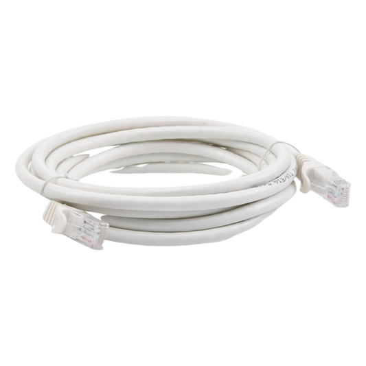 Cable de Parcheo UTP Cat6 - 3.0 Metros (9.84 Pies) - Blanco