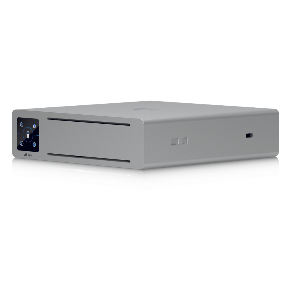 UniFi Protect AI Key / Analizador con inteligencia artificial para identificar eventos en grabaciones de cámaras UniFi / Búsqueda con lenguaje natural / hasta 1800 detecciones inteligentes por hora / 1 puerto GbE PoE++