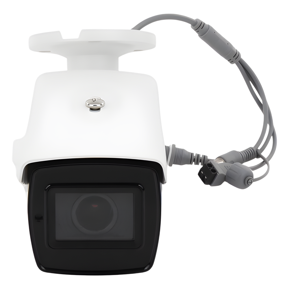 Bullet TURBOHD 4K (8Megapixeles) / Lente Mot. 2.7 a 13.5 mm / Potente IR EXIR de 80 mts / Exterior IP67 / 12 Vcc - 24 VCA / dWDR