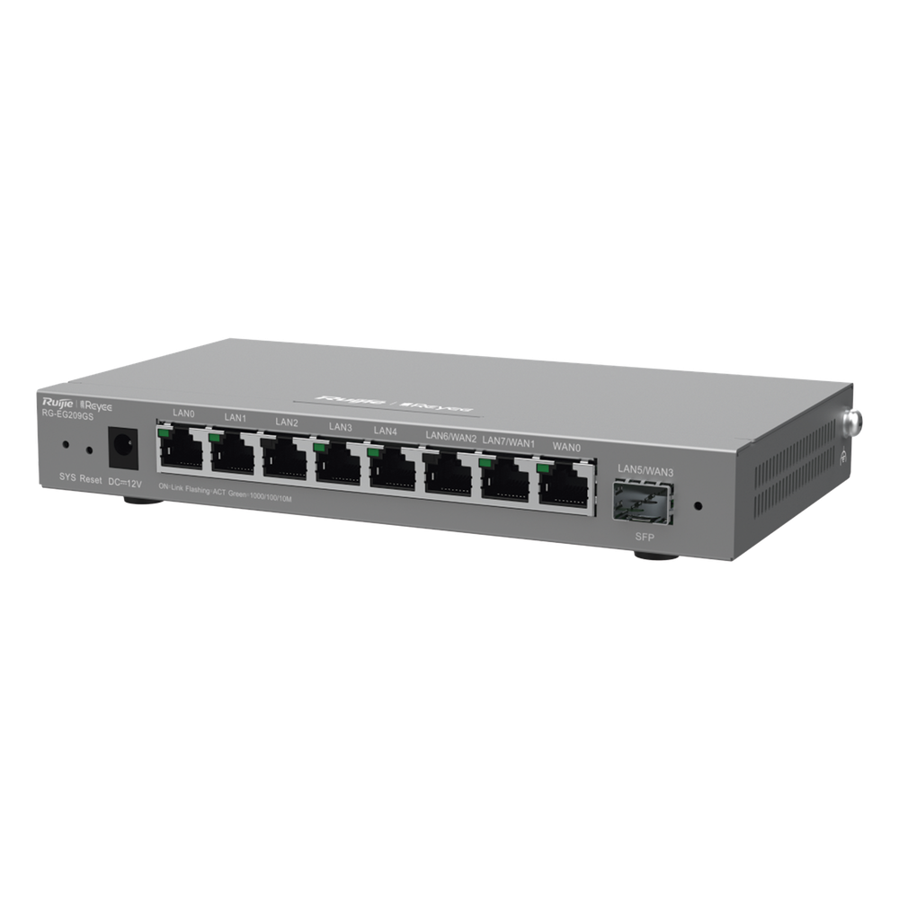 Router Balanceador con Función SD-WAN, Hasta 4 Servicios de Internet y hasta 200 clientes con desempeño de 600 Mbps