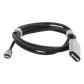 Cable USB-C 3.1 a HDMI 4K | 1.5 Metros (4.92 Pies) | Compatible con Thunderbolt 3 & 4 | Adaptador Tipo-C a HDMI | 4k@60Hz | Soporta Modo Espejo y Modo Extendido | Carcasa de Aluminio | Nylon Trenzado | Conector Niquelado | Blindaje Multicapa