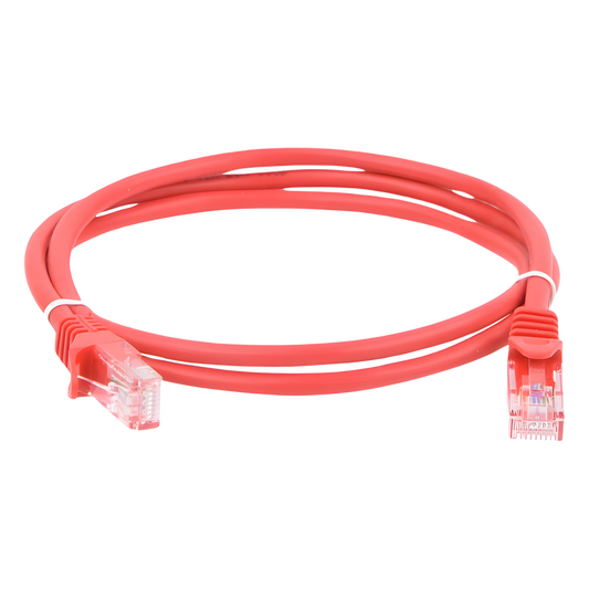Cable de Parcheo UTP Cat5e - 1 Metro (3.28 Pies) - Rojo