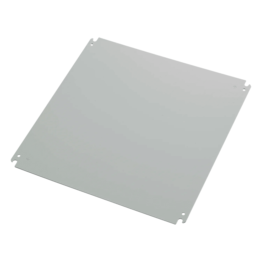 Gabinete de Uso Exterior MAS 800 x 800 x 300 mm (31.5 x 31.5 x 11.8 in) NEMA 4/12/13; IP66; IK10 de Acero Dulce 1.5 mm con Platina de Montaje Incluida Color Gris Claro