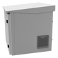 Gabinete de Exterior con Rack de 19" de 9UR con Ventiladores y Termostato, Se envía el Gabinete armado, (Montaje a poste o torre se vende por separado).
