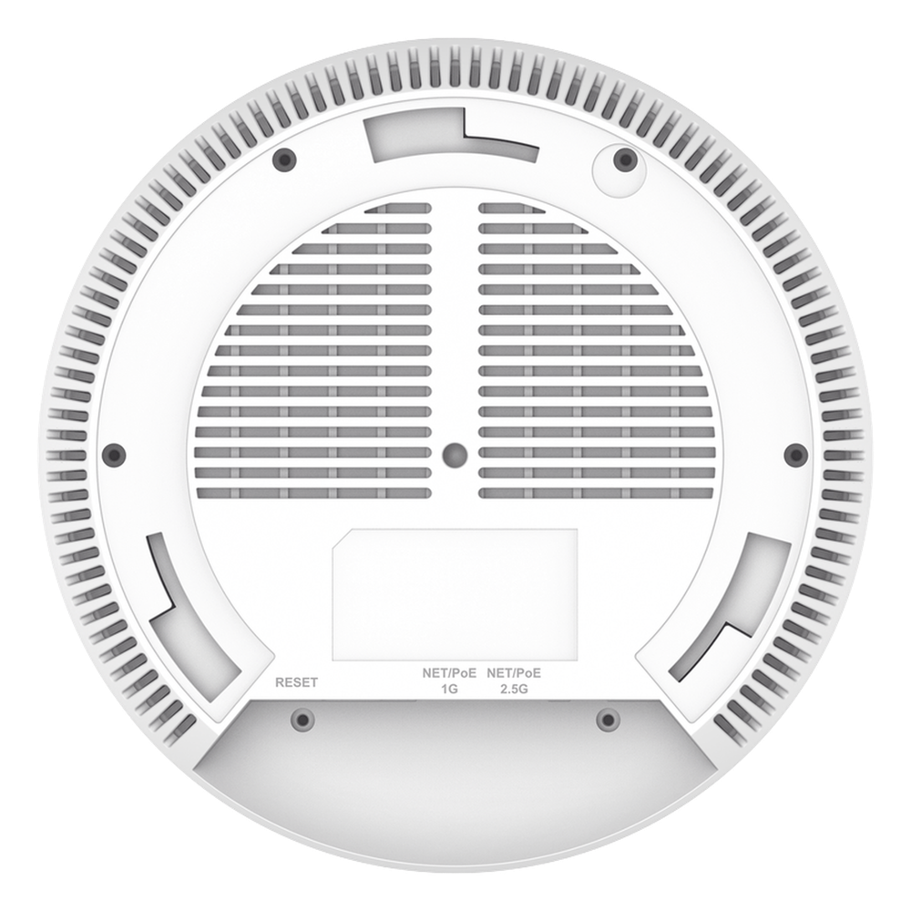 Punto de acceso inalámbrico Wi-Fi 6 para interiores GWN7662, MU-MIMO 4x4:4 con administración desde la nube gratuita o stand-alone.