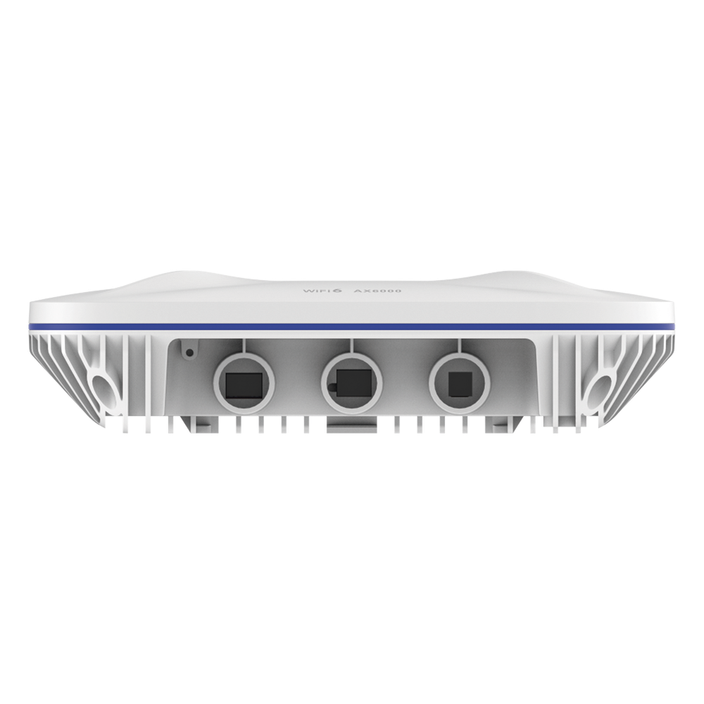 Punto de Acceso Mesh Wi-Fi 6 Industrial para Exterior Sectorial 60°, hasta 5.95 Gbps, MU-MIMO 4x4, Filtros Anti Interferencia y Auto Optimización con IA, puerto eth 2.5G y SFP