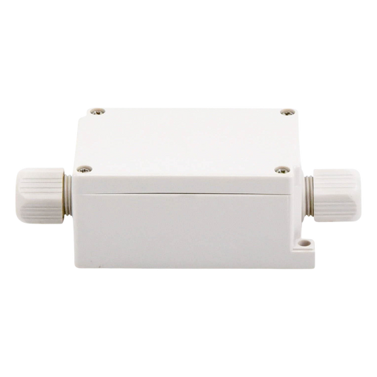 Caja de Conexión Exterior con Conexión Lateral para 6 Líneas (doble tornillo). Incluye Glándulas.
