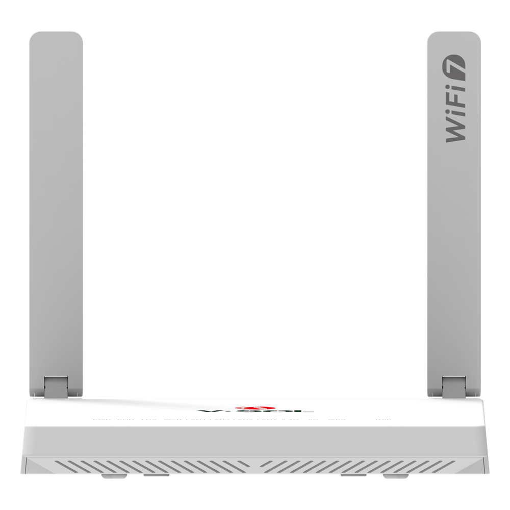ONU GPON/EPON con Wi-Fi 7 / 1 Puerto 2.5 Gigabits/ 3 Puertos Gigabit / Puerto PON SC/UPC, Hasta 3600 Mbps