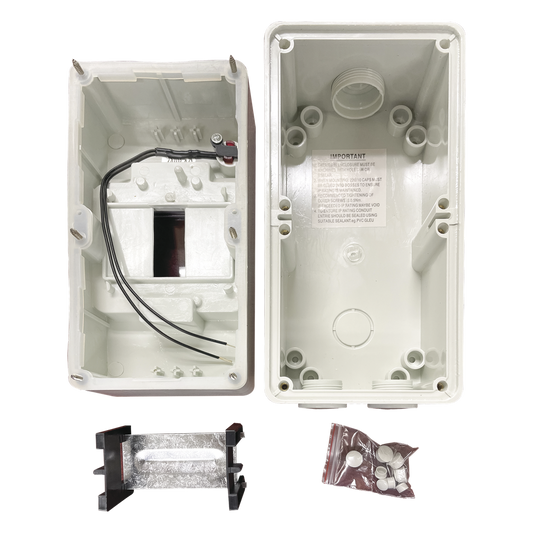 Gabinete Plástico para Exterior IP66 para Riel Din