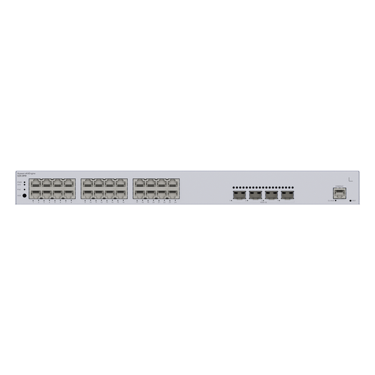 Switch de Acceso eKit Administrable / Capa 2 / 24 Puertos PoE+ Gigabit + 4 Puertos SFP+/SFP + Puerto de Consola  / Poe Perpetuo / Presupuesto PoE 400 W / Sin Licenciamiento