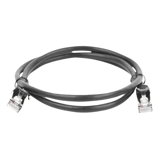 Cable de Parcheo FTP Cat5e - 1 Metro (3.28 Pies) - Negro