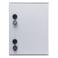 Gabinete de Poliéster IP65 Uso en Intemperie (300 x 400 x 200 mm) con Placa Trasera Interior de Plástico (Incluye Chapa y Llave).