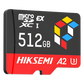 Tarjeta microSD Express 512G / 900 MB/s Lectura / 620 MB/s Escritura / PCIe Gen 3x1 + NVMe / U3 A2 EX / Compatibilidad UHS-I UHS-II