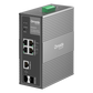 Switch Industrial Easy Managed / 6 Puertos Gigabit (4 PoE) / 120W PoE Budget / IP40 / -40°C a 75°C / 6kV Protección Rayos / Cloud Management Omada / DIN-Rail