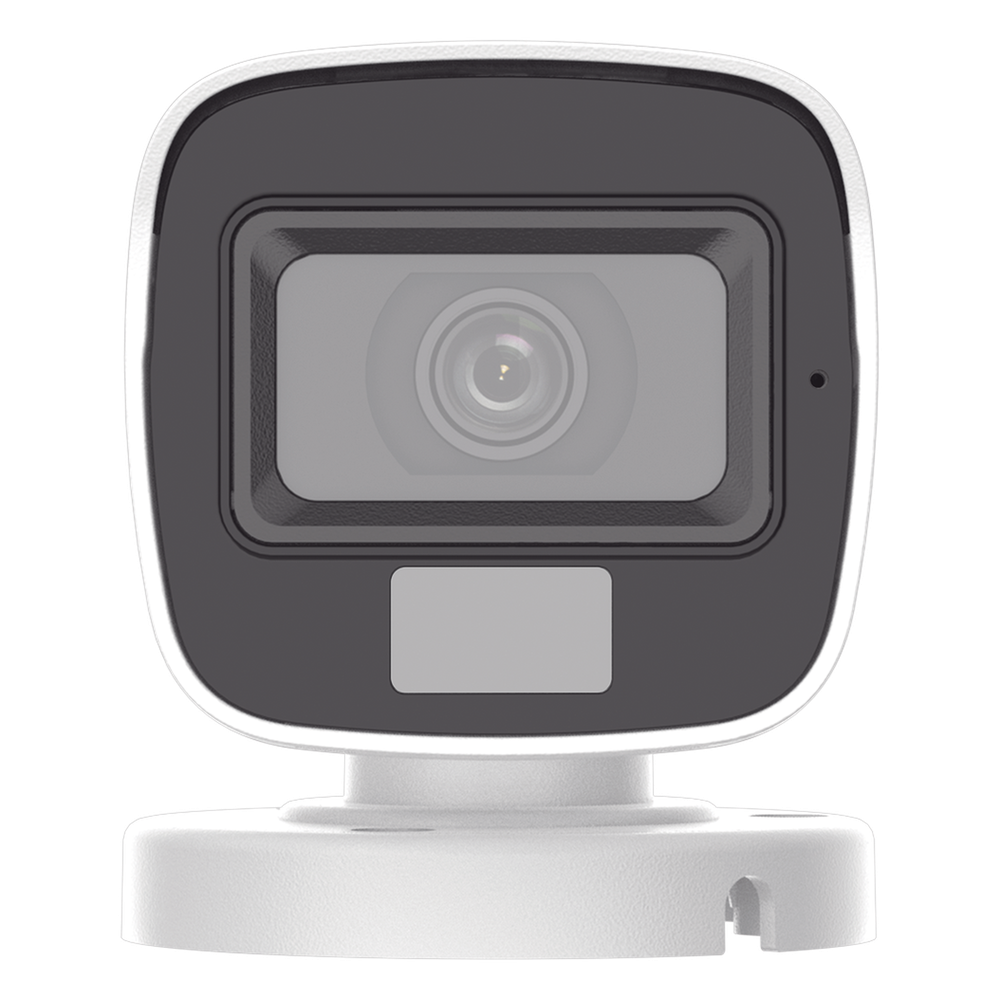 [SIN LOGO DE MARCA] [Dual Light + ColorVu] Bala TURBOHD 2 megapixel / 20 mts IR + 20 mts luz blanca / Lente 2.8 (100° de Visión)  /  Exterior IP66 / Audio por Coaxitron / TVI-AHD-CVI-CVBS / Metal / Smart-Hybrid light