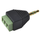 Adaptador para Audio y Video de 3.5 mm con Terminal Atornillable
