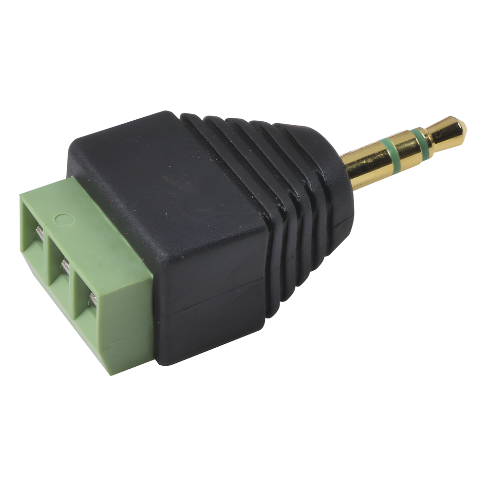Adaptador para Audio y Video de 3.5 mm con Terminal Atornillable