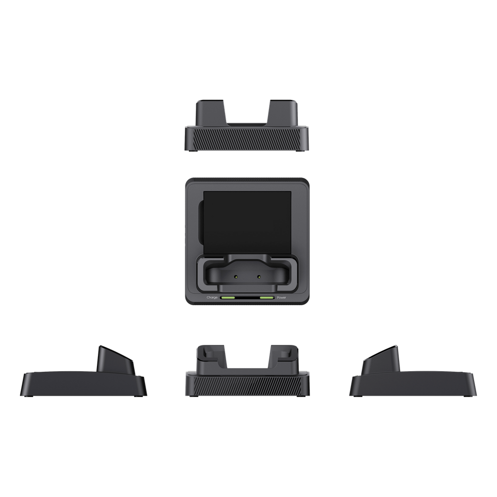Cuna de Carga para PDA / DS-MH1421-202 / Carga Simultánea Dispositivo y Batería / Alimentación AC 100-240V / Salida DC 12V 2A / 0°C a 55°C