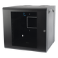 Gabinete Abatible de Pared (Con Marco Trasero) con Rack 19" de 12 Unidades. Ventana de Cristal Templado.