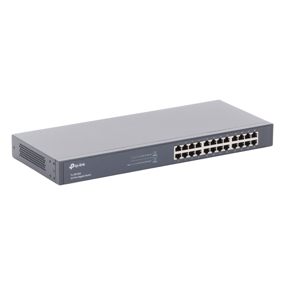 Switch Gigabit no administrable de 24 puertos 10/100/1000 Mbps