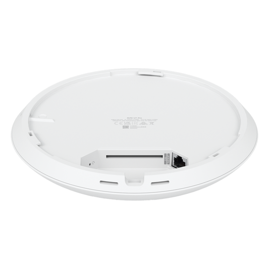 Access Point UniFi WiFi 7 Pro / Soporta 6 GHz / para Interior en Techo o Pared / 6 streams / MU-MIMO 2x2 en cada banda (2.4/5/6 GHz) / Multi-Link Operation /  Puerto 2.5 GbE. NO incluye POE+