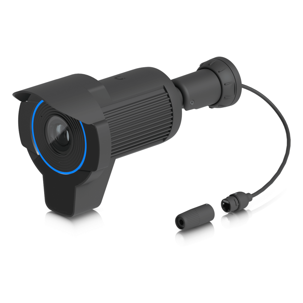 Cámara UniFi AI LPR 4k (8MPX)/ Zoom Óptico 3x / Visión Nocturna 15m / LPR Optimizado / Protección IP66 IK04 / Audio Integrado / PoE+