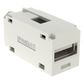 Módulo Acoplador USB 2.0, Hembra a Hembra, Tipo Mini-Com, Color Blanco Mate