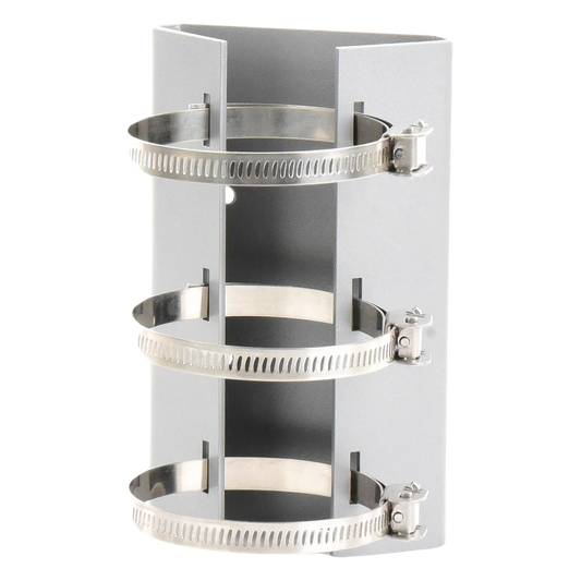 Montaje de Poste para PTZ / Acero Inoxidable / Compatible con PTZ HIKVISION