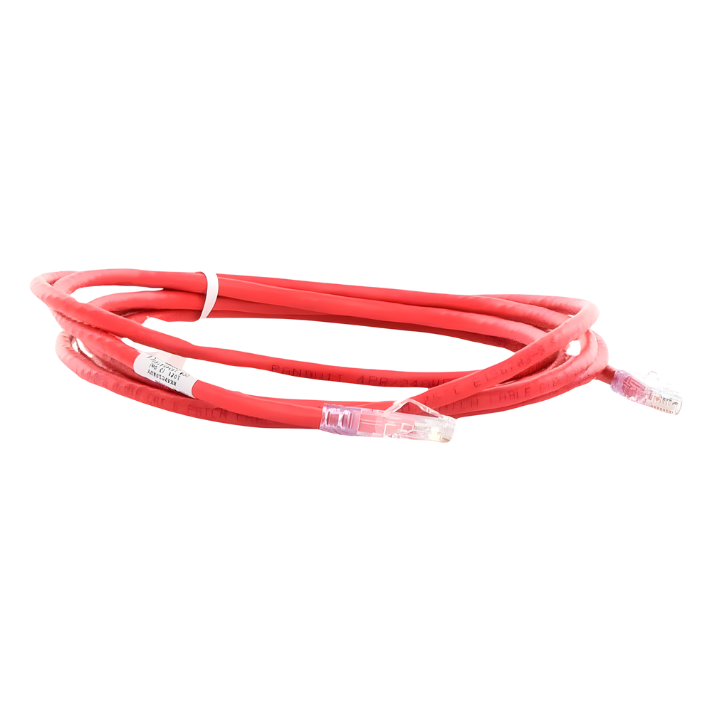 Cable de Parcheo UTP Categoría 6, con Plug Modular en Cada Extremo - 3 Metros (9.84 Pies) - Rojo