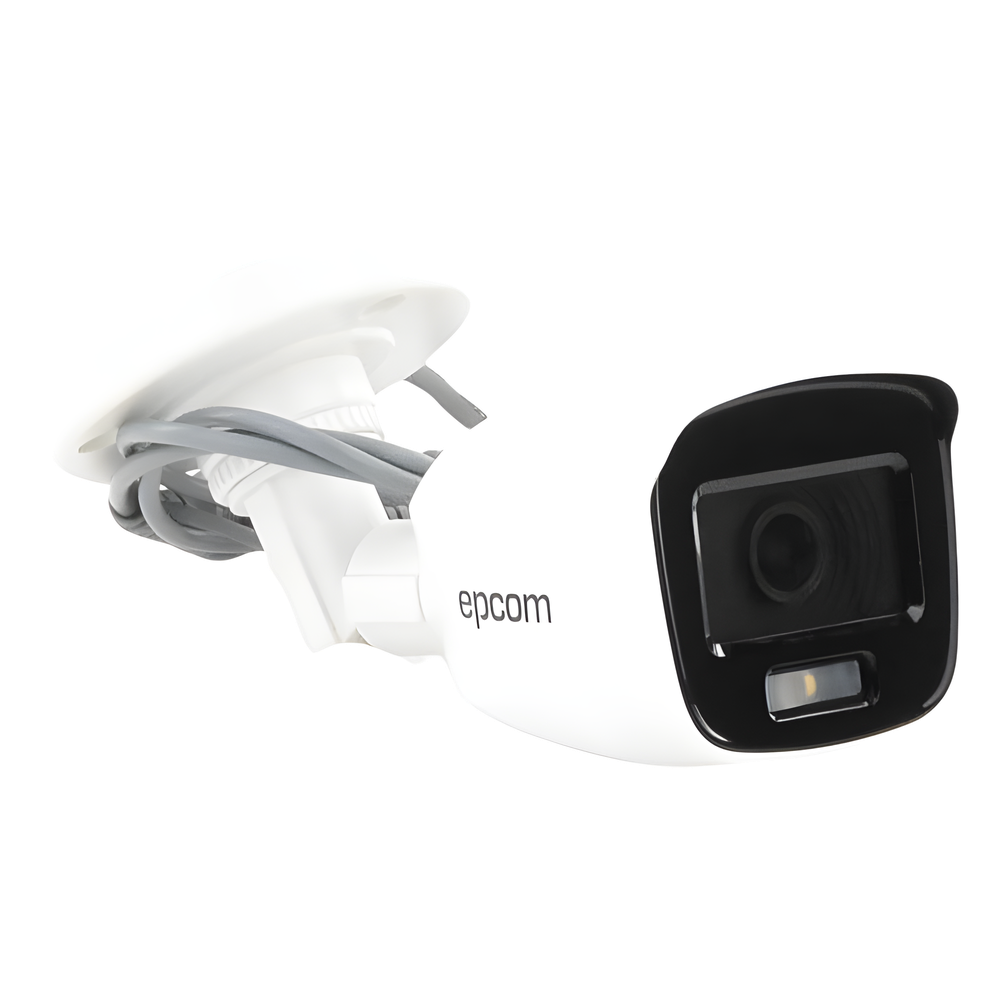 Bala TURBOHD 2 Megapíxel (1080p) / Lente 2.8 mm / ColorVu / Microfono Integrado / Imagen a Color 24/7 / Policarbonato / Luz Blanca 20 mts / Exterior IP66 / TVI-AHD-CVI-CVBS / dWDR