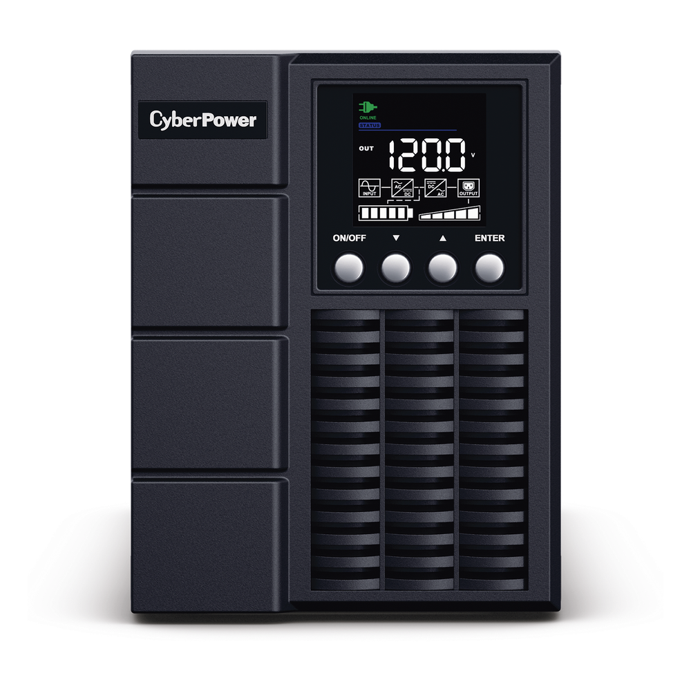 UPS de 1000 VA/900 W, Online Doble Conversión, Entrada 120 Vca NEMA 5-15P, Onda Senoidal Pura, Tipo Torre, Con 4 Tomas NEMA 5-15R