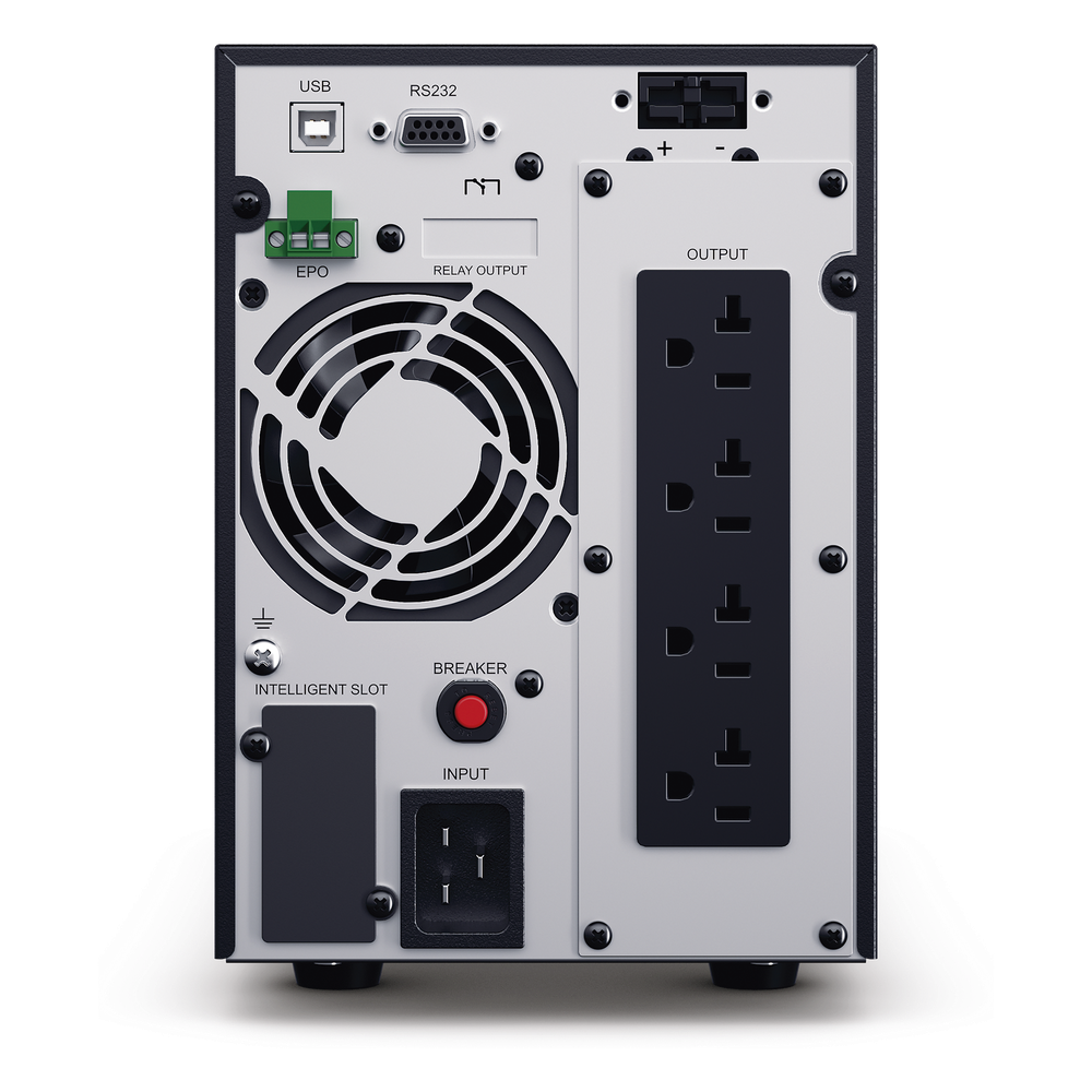 UPS de 2000 VA/1800 W, Online Doble Conversión, Entrada 120 Vca NEMA 5-20P, Onda Senoidal Pura, Tipo Torre, Con 6 Tomas NEMA 5-20R