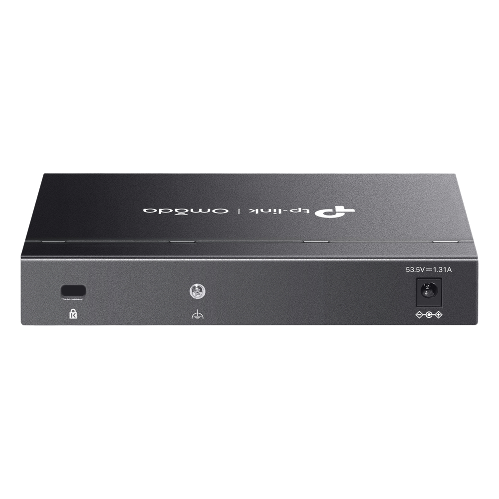 Switch Omada 6 Puertos Gigabit / 4 Puertos PoE+ 65W / Gestión Cloud SDN / Sin Ventiladores / QoS / VLAN / IGMP Snooping / 250 m PoE