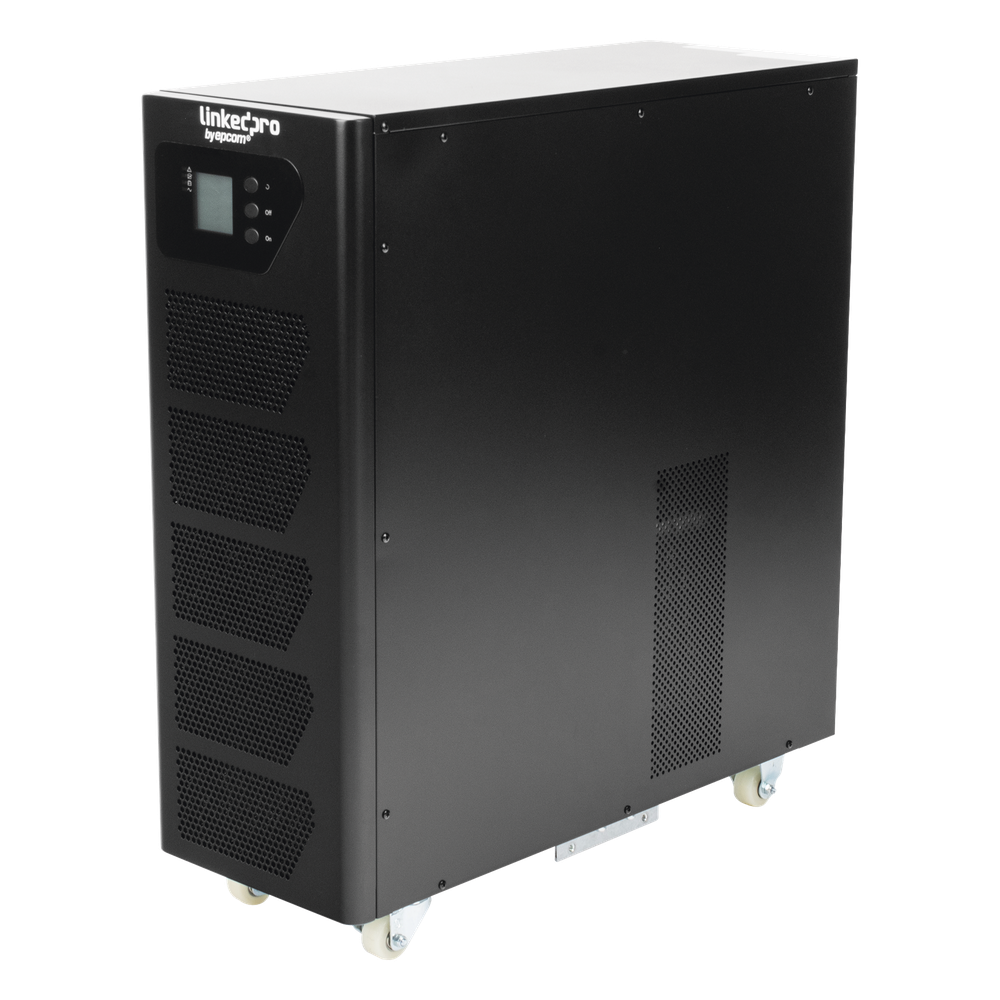 UPS Tipo Torre de 10KVA / Online Doble Conversión / Salida Fase Dividida 220V o 2 x 120V / Paralelismo hasta 4 Unidades / Pantalla LCD Táctil 7" / Onda Senoidal Pura
