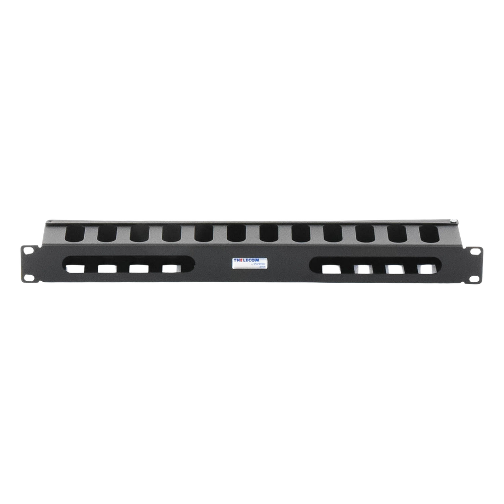Organizador de cables horizontal de 19", 1UR