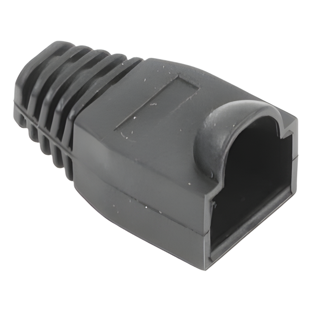 Bota Plástica para Protección de Plug RJ45, Color Negro