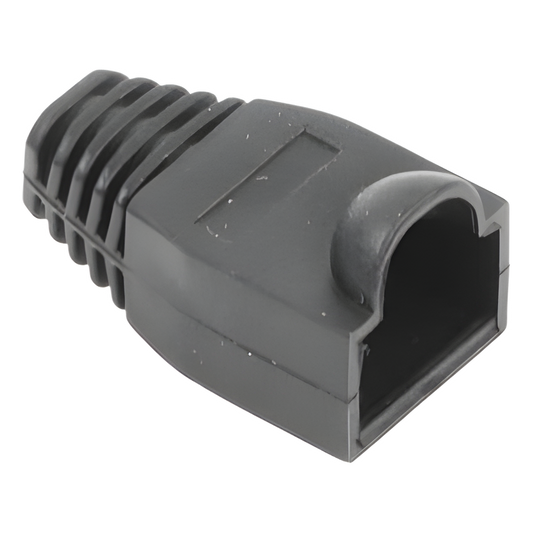 Bota Plástica para Protección de Plug RJ45, Color Negro