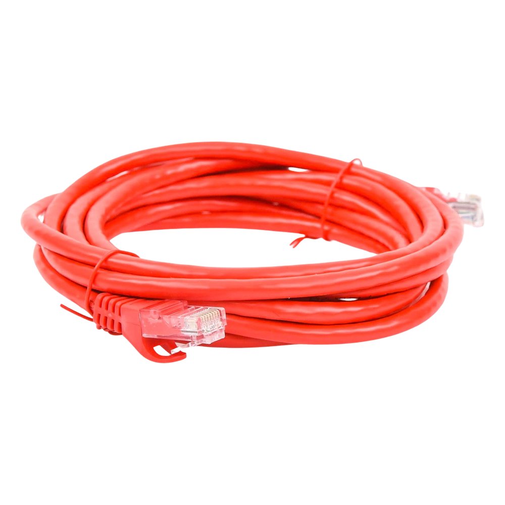 Cable de Parcheo UTP Cat6 - 3.0 Metros (9.84 Pies) - Rojo