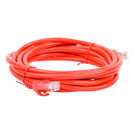 Cable de Parcheo UTP Cat6 - 3.0 Metros (9.84 Pies) - Rojo