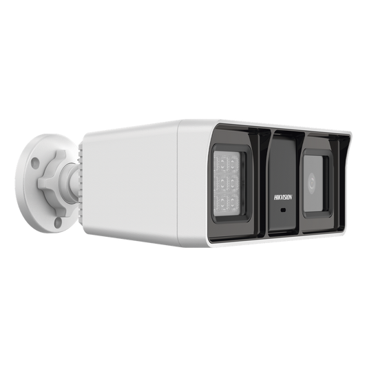 [Dual Light + ColorVu] Bala TURBOHD 3K (5 Megapixel) / Lente 2.8 mm / 60 mts IR + 60 mts Luz Blanca / Gran Angular 104.9° / Exterior IP67 / Micrófono Integrado / dWDR / 4 Tecnologías