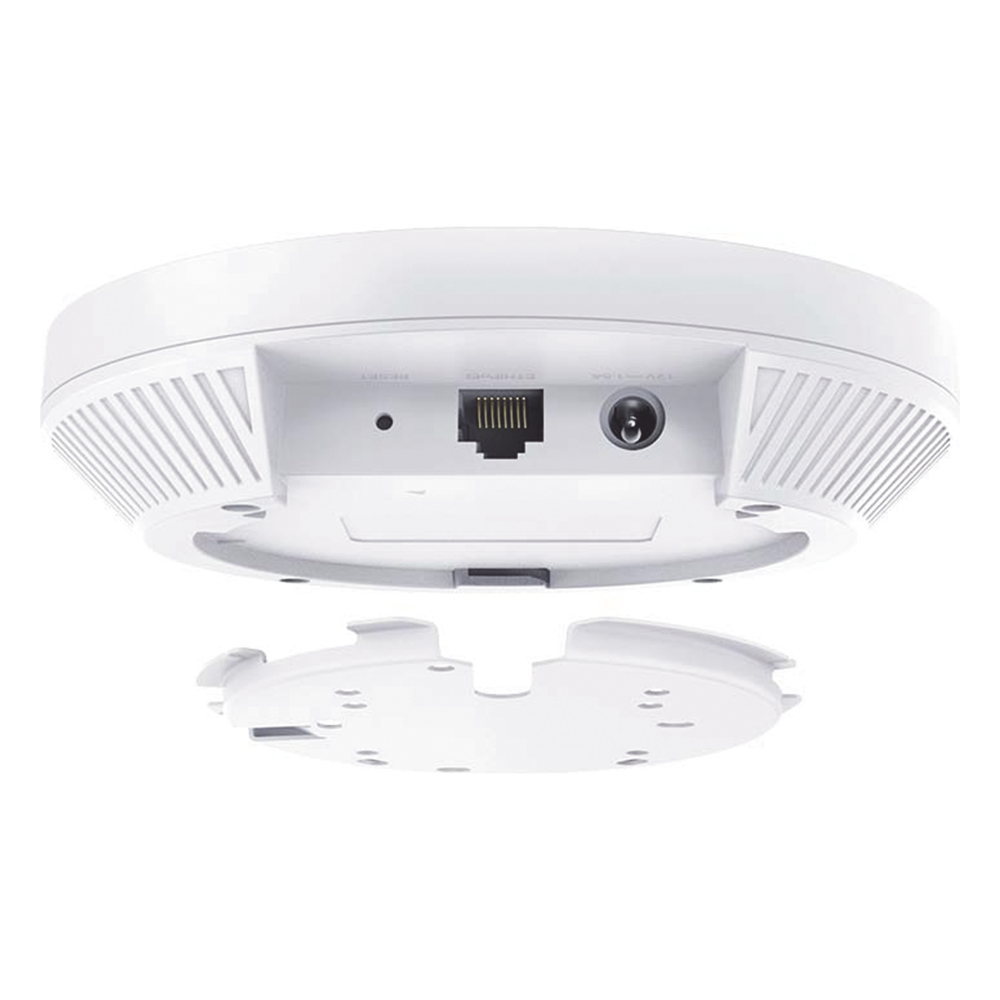 Punto de Acceso Omada / Wi-Fi 6 AX1800 MU-MIMO 2x2 / Mesh Omada / Alta Densidad de Usuarios / Configuración por Controlador o Stand-Alone / Para Montaje en Techo/pared / Alimentación PoE+