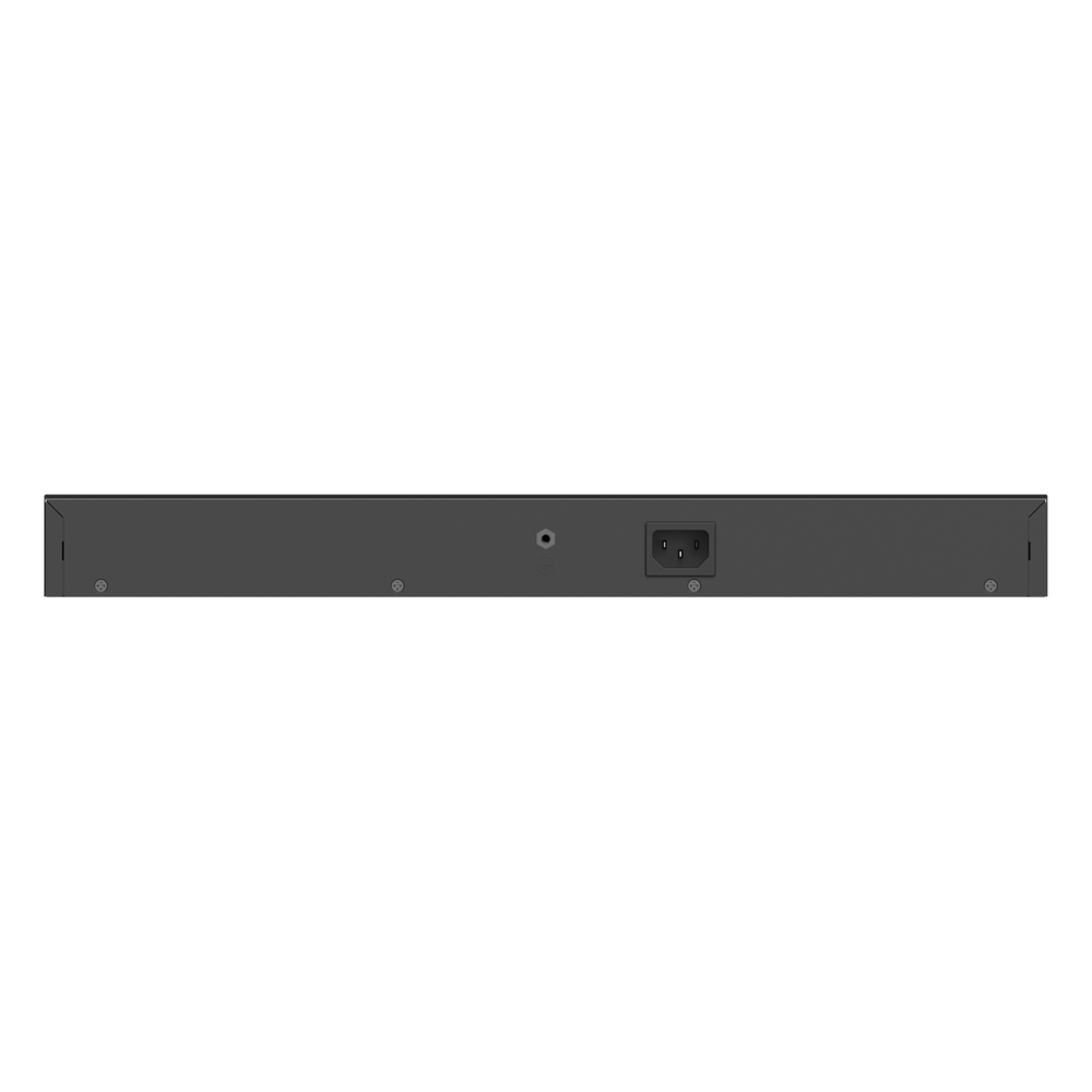 Switch PoE+ no Administrable, hasta 370 Watts Ideal para CCTV, 24 Puertos 10/100 PoE+, 2 Uplinks Gigabit (1 SFP COMBO)