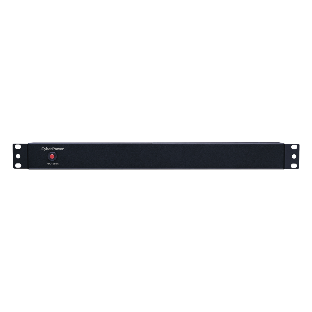 PDU Básico Para Distribución de Energía, Con 8 Tomas NEMA 5-15R Traseras, 1UR, 15 Amp, 120 Vca