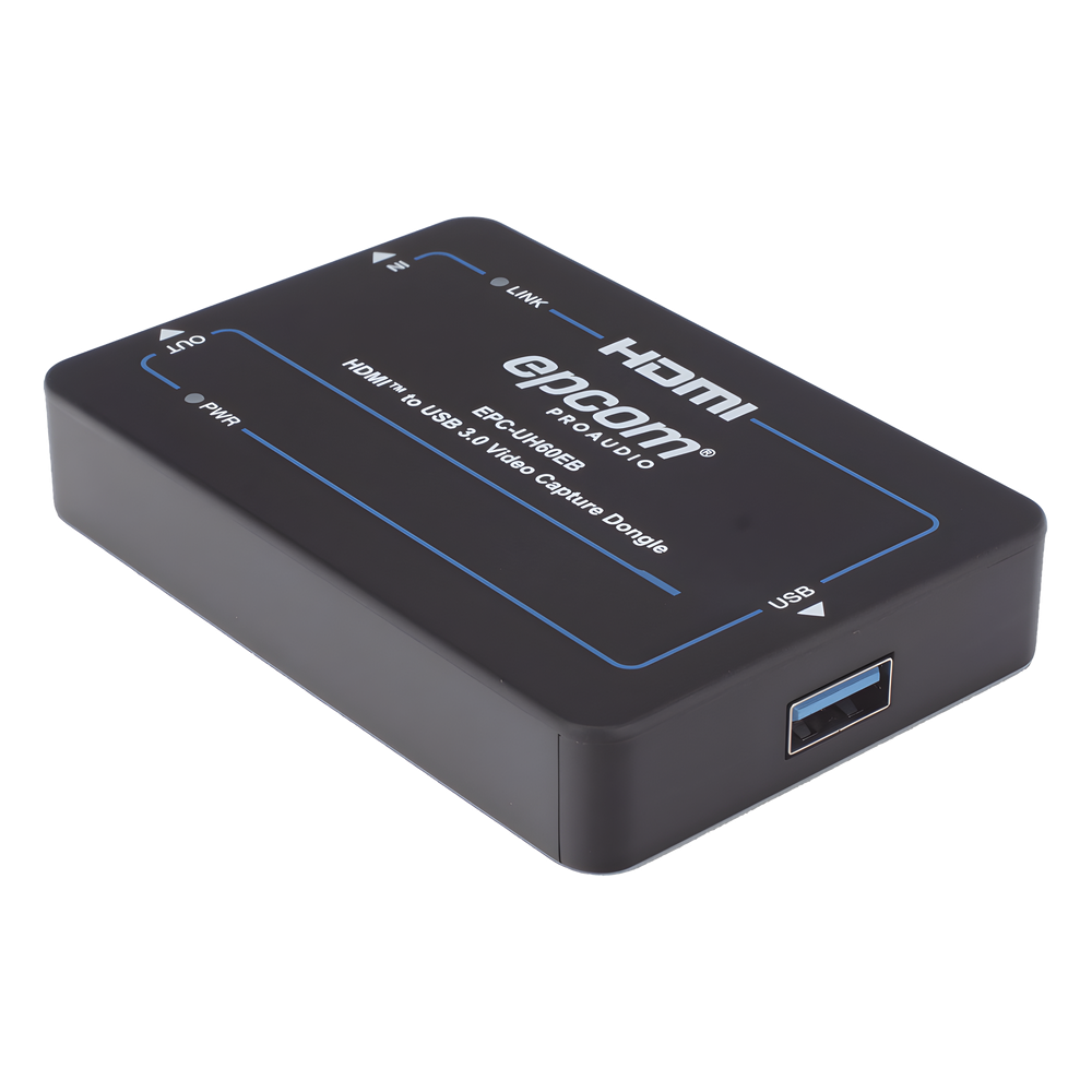 Adaptador de Captura de Video HDMI a USB 3.0 | 4K60 HDMI Entrada | 1080p60 USB Salida | HDCP 2.2 | 18 Gbps Ancho de Banda | Plug and Play | Compatible Windows Linux macOS