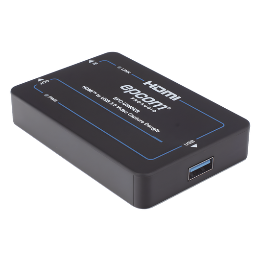 Adaptador de Captura de Video HDMI a USB 3.0 | 4K60 HDMI Entrada | 1080p60 USB Salida | HDCP 2.2 | 18 Gbps Ancho de Banda | Plug and Play | Compatible Windows Linux macOS