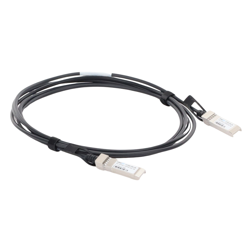 Cable DAC SFP28 de 25 Gbps a 25 Gbps / Passive Direct Attach Copper Twinax Cable / Longitud: 3 metros