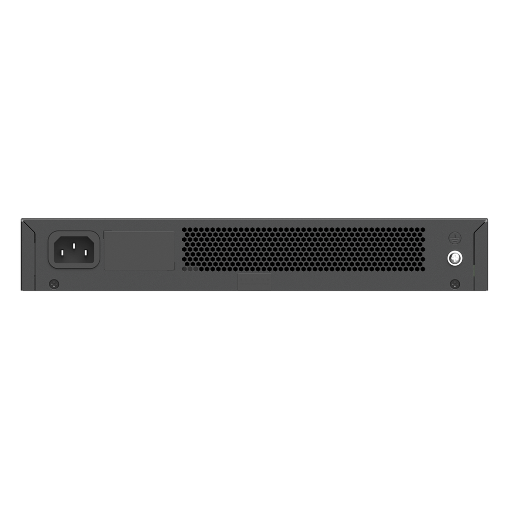 Switch no administrable, con 24 puertos Gigabit, Visible en la Topología