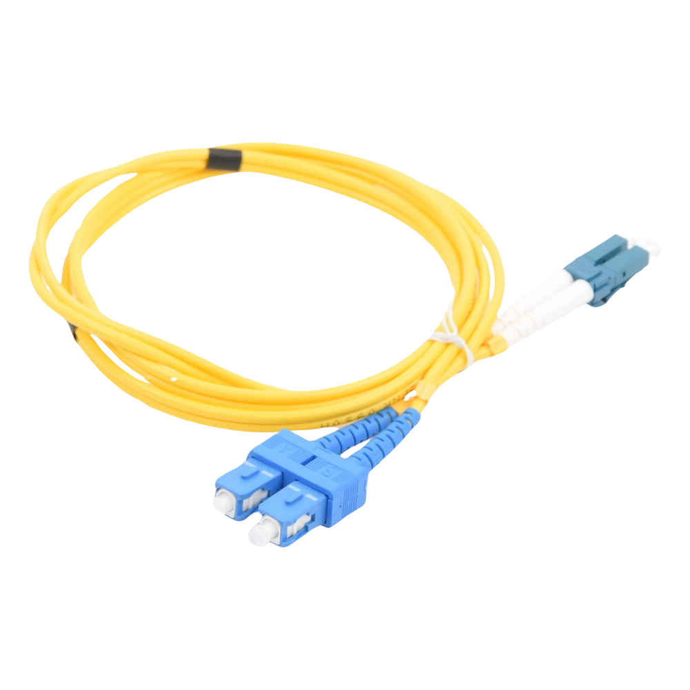Jumper de Fibra Óptica Monomodo LC/SC Duplex de 1 Metro (3.28 Pies)