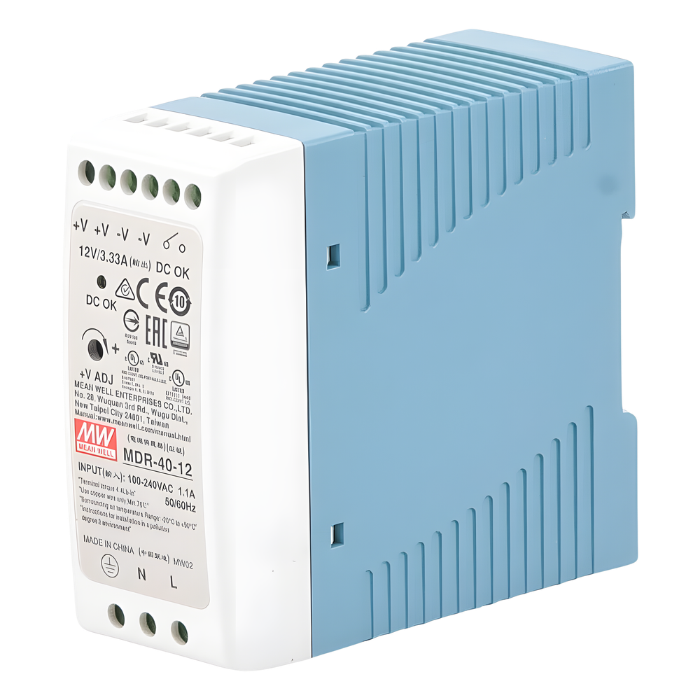 Fuente de poder Industrial Riel Din 12Vcc, 40W