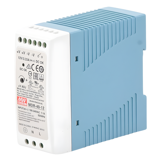 Fuente de poder Industrial Riel Din 12Vcc, 40W